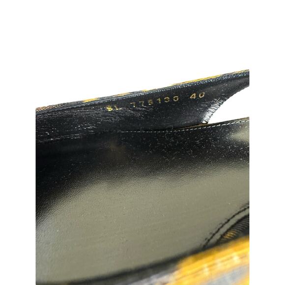 Saint Laurent NIB Cherish Slingback Pumps in Leopard Print Grosgrain Size 40 - Picture 6 of 12